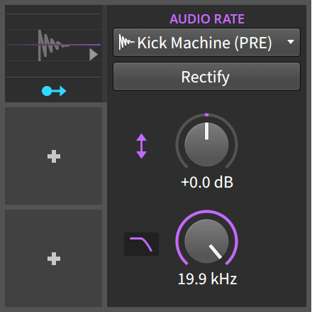 Bitwig Studio 2.2 Audio Rate